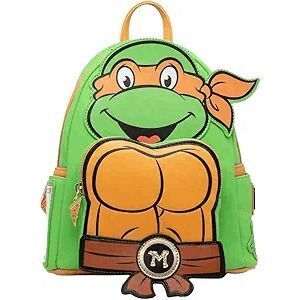 NWT Loungefly Nickelodeon TMNT Michelangelo Cosplay Women's Backpack